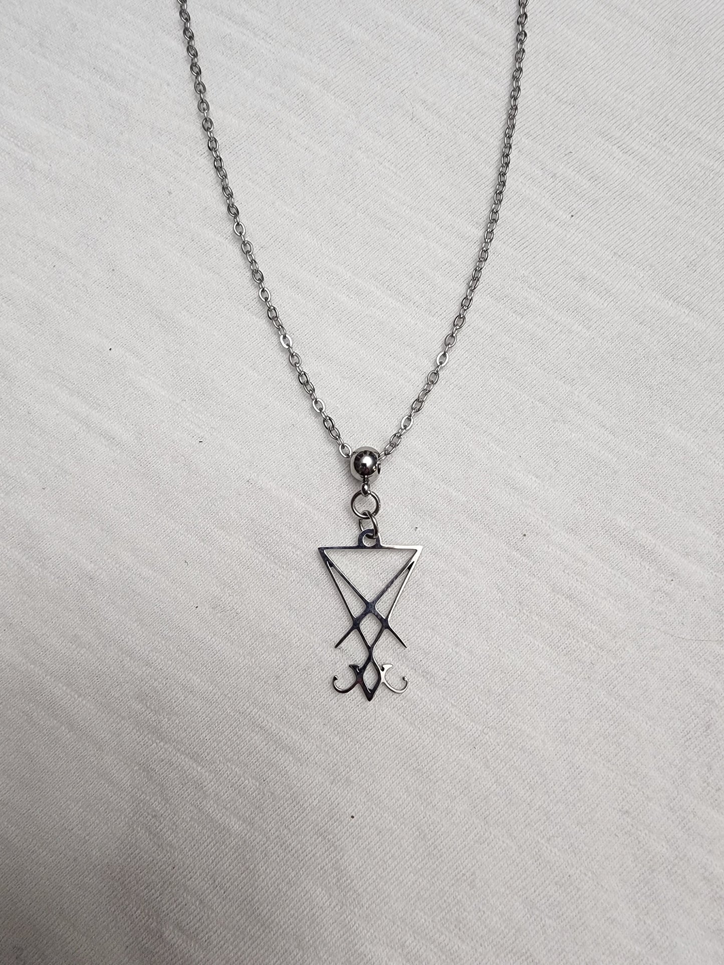 Lucifer sigil necklace