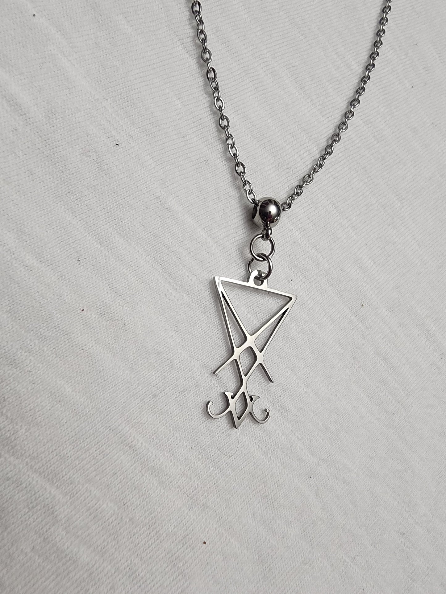 Lucifer sigil necklace