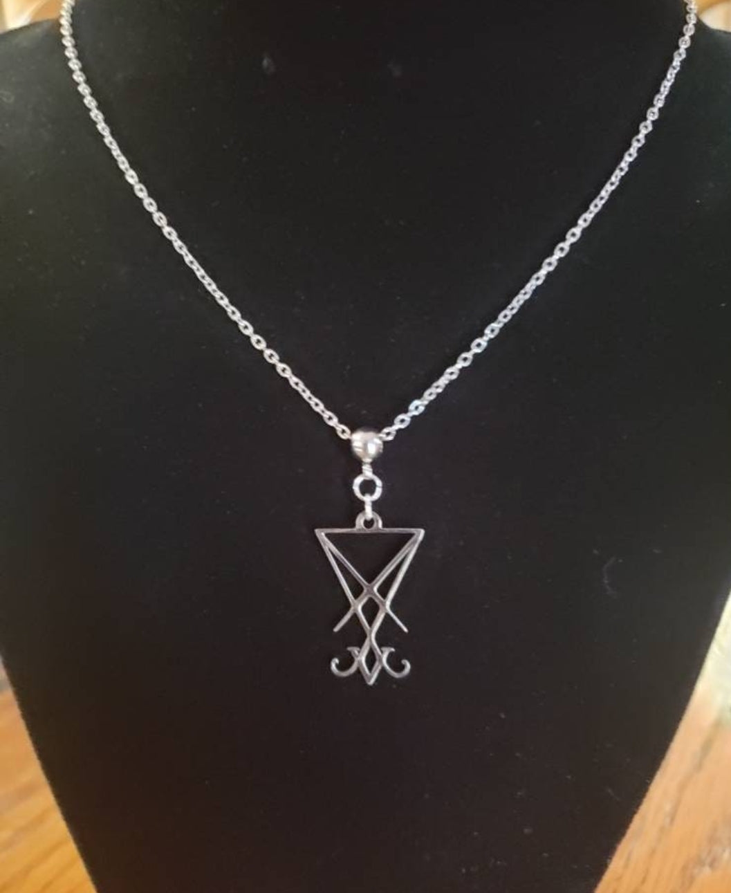 Lucifer sigil necklace