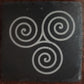 Triskele Altar Tile/Coaster set