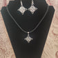 Celtic witches knot necklace with earrings set