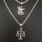 Anubis, Egyptian God of the Afterlife, double strand necklace