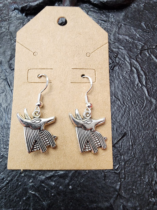 Anubis earrings