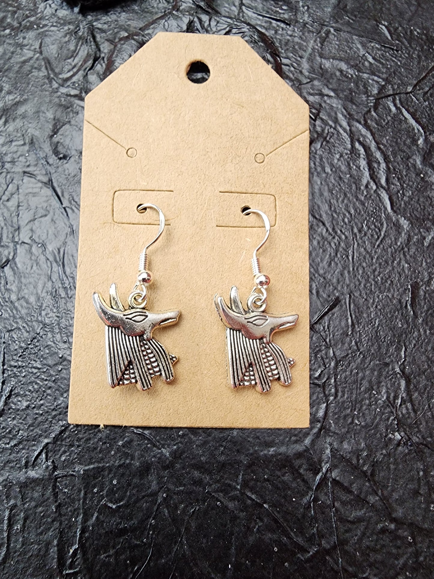 Anubis earrings