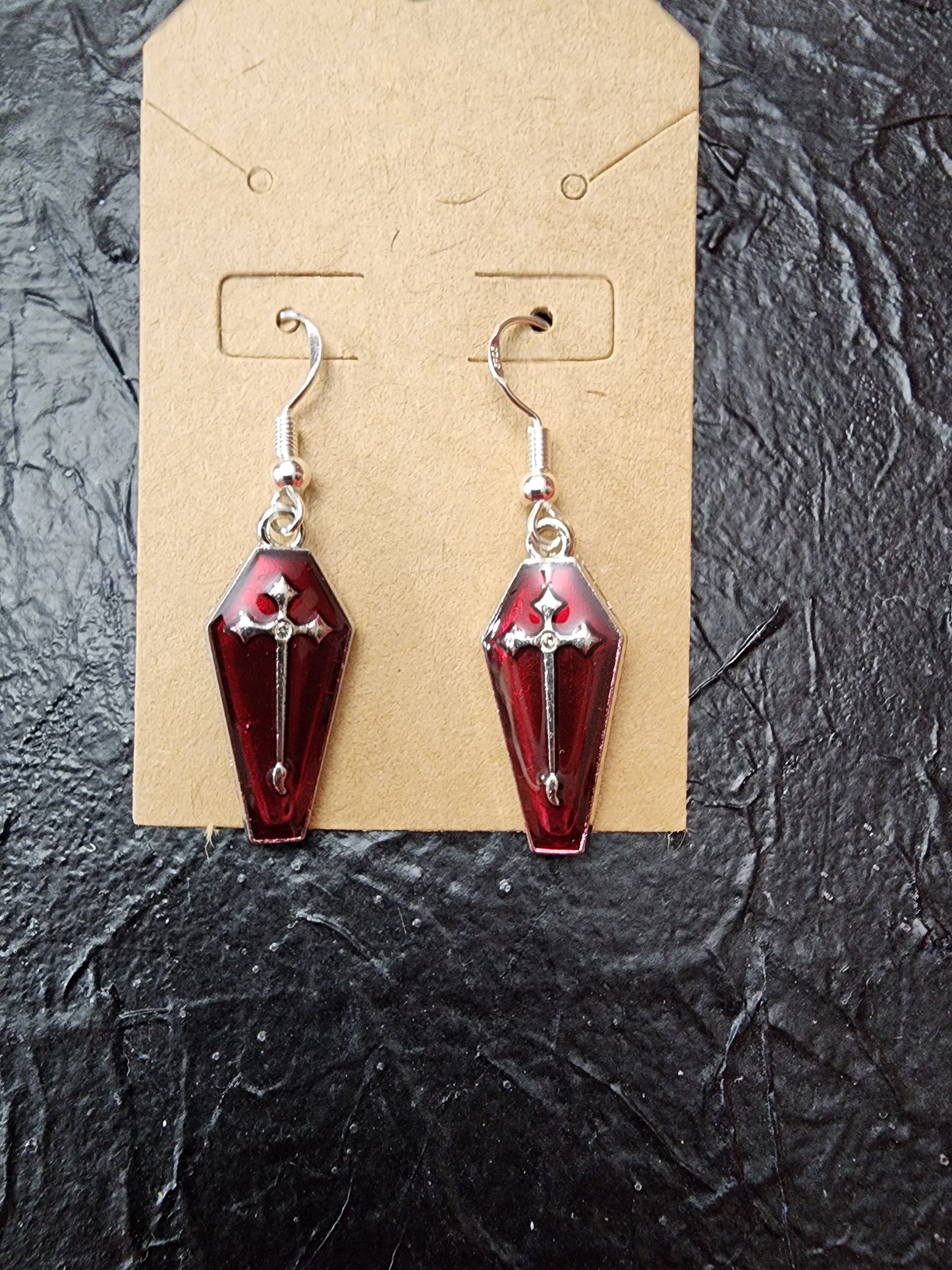 Blood Coffin earrings