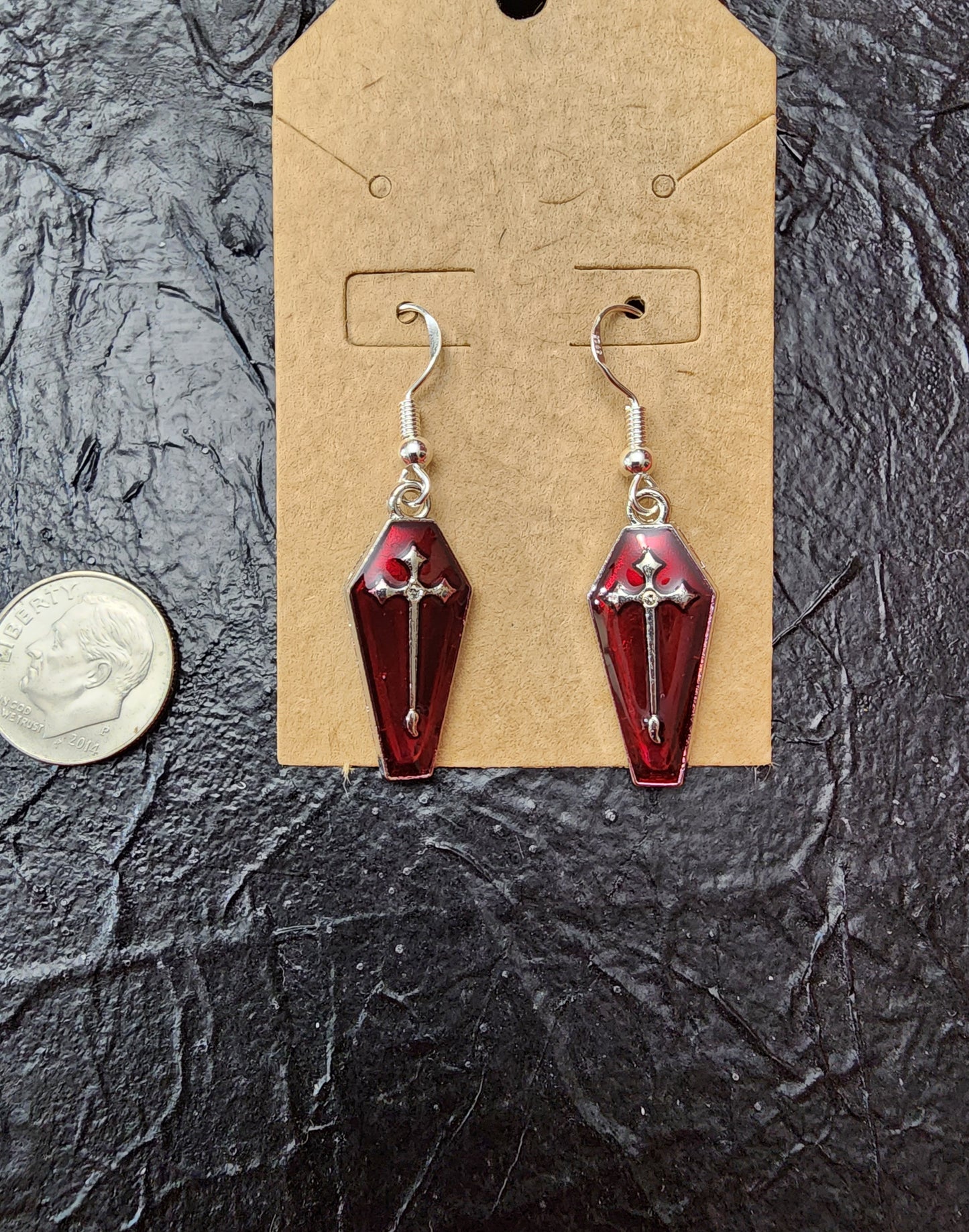 Blood Coffin earrings