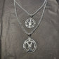 Baphomet and Lucifer necklace