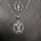 Baphomet and Lucifer necklace