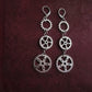 Steam punk gear earrings