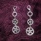 Steam punk gear earrings