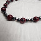 Red Jasper with Hematite necklace