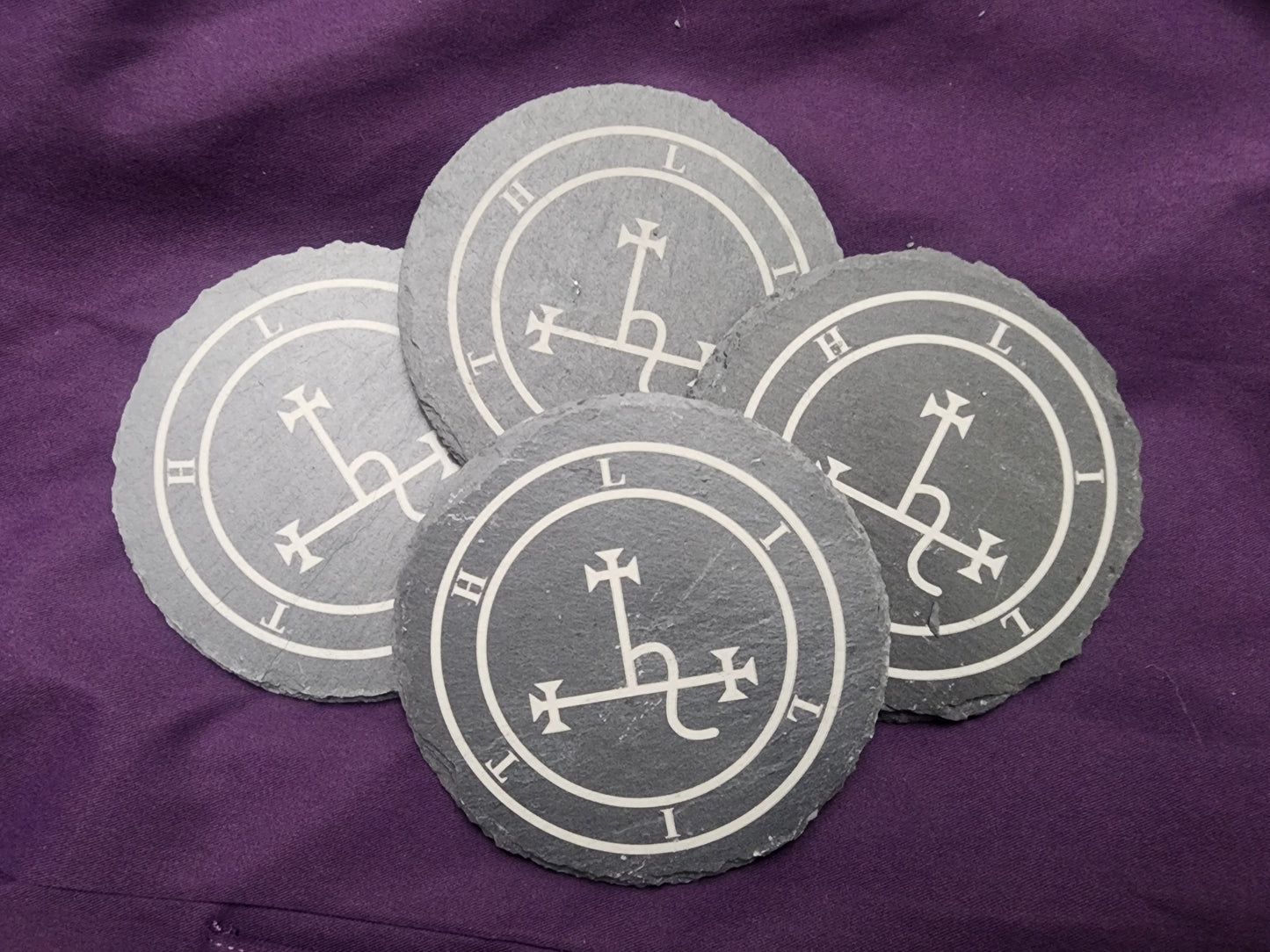 Lilith altar tile/coaster set