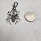 Spider zipper pull or key clip