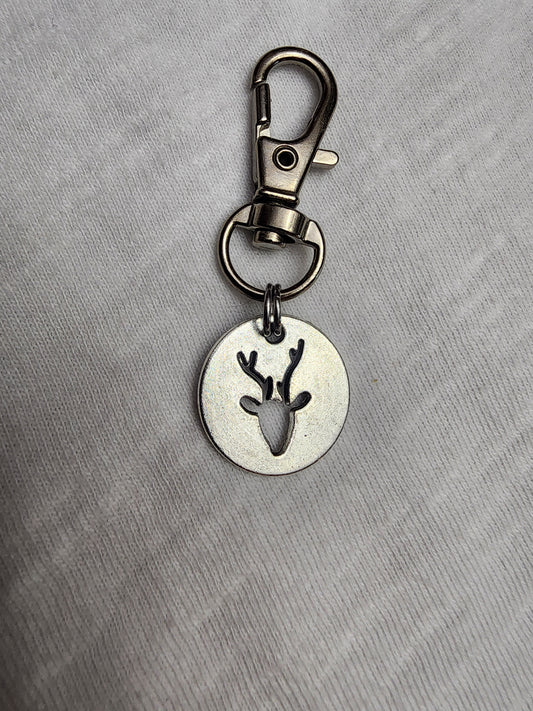 Cernunnos zipper pull or key clip