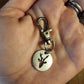 Cernunnos zipper pull or key clip