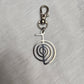 Reiki zipper pull or key clip