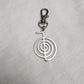 Reiki zipper pull or key clip