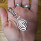 Reiki zipper pull or key clip