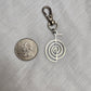 Reiki zipper pull or key clip