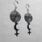 Hekate Black Moon Lilith earrings