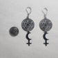 Hekate Black Moon Lilith earrings