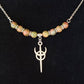 Unakite necklace with pendant of choice