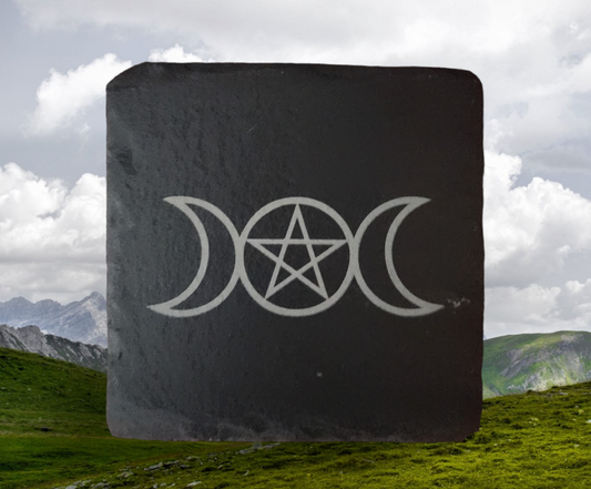 Triple Moon Altar Tile/Coaster set