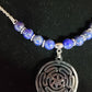 Lapis Lazuli necklace with pendant of choice (Hekate pictured)