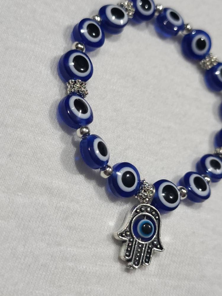 Evil eye stretch bracelet