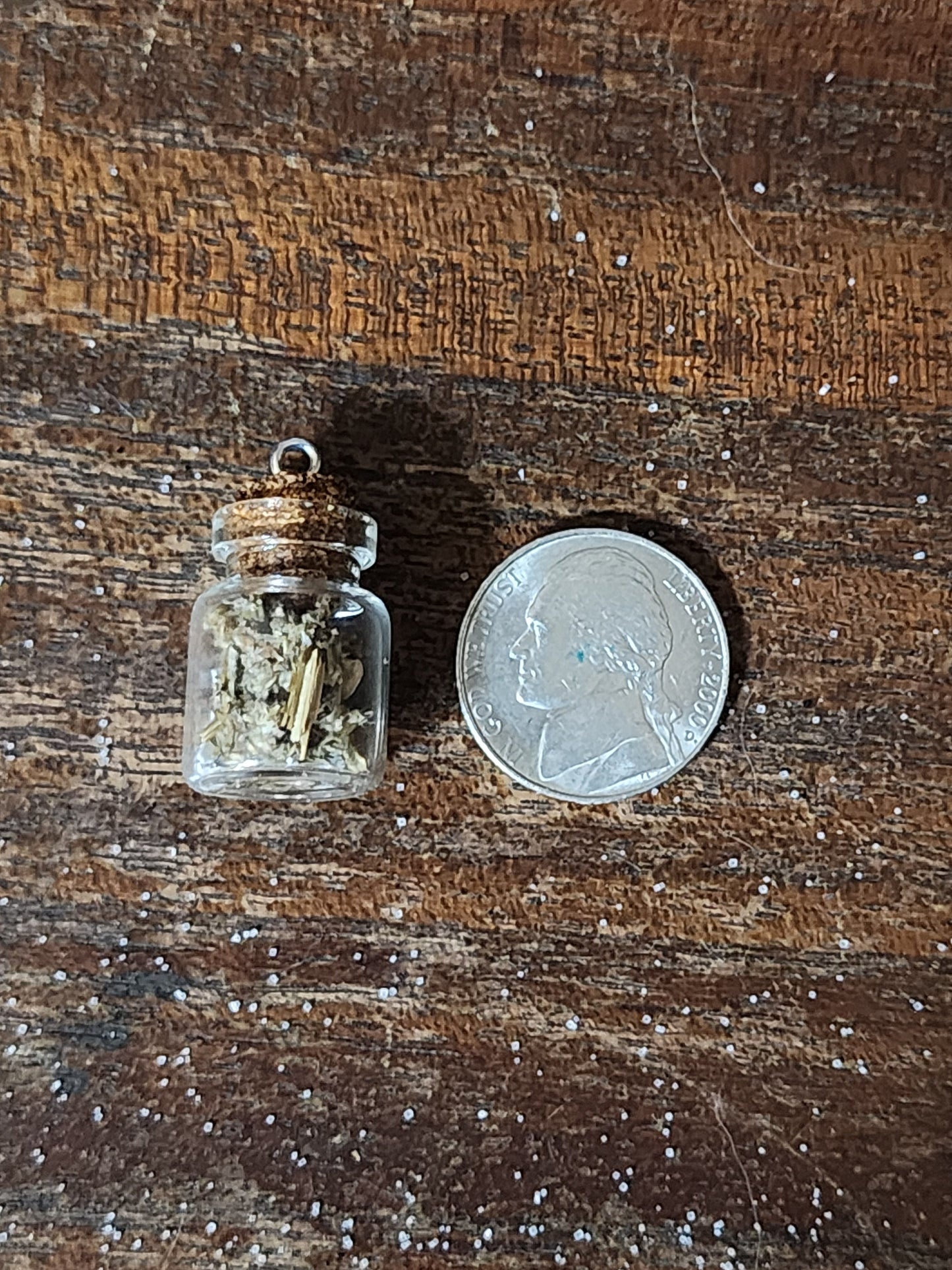 Protection bottle necklace