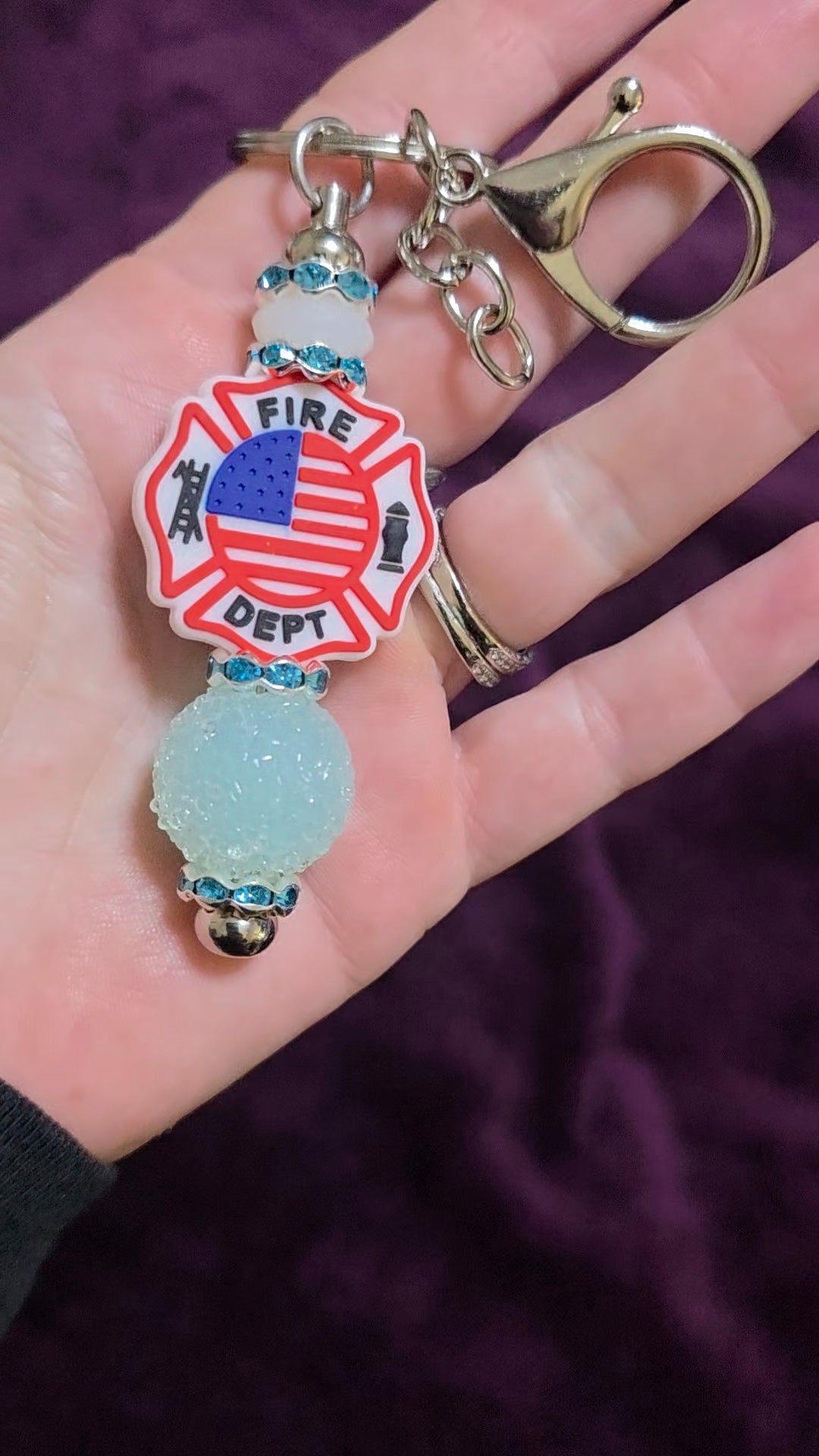 Firefighter keychain