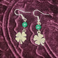 Shamrock Malachite earrings