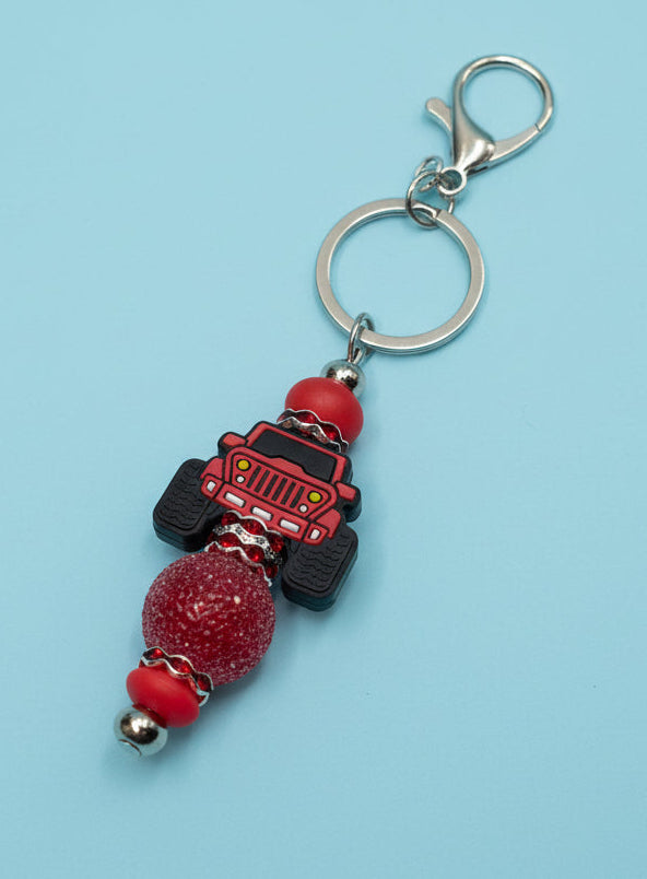 Red JEEP keychain