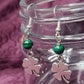 Shamrock Malachite earrings