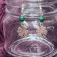 Shamrock Malachite earrings