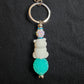 Happy polar bear keychain
