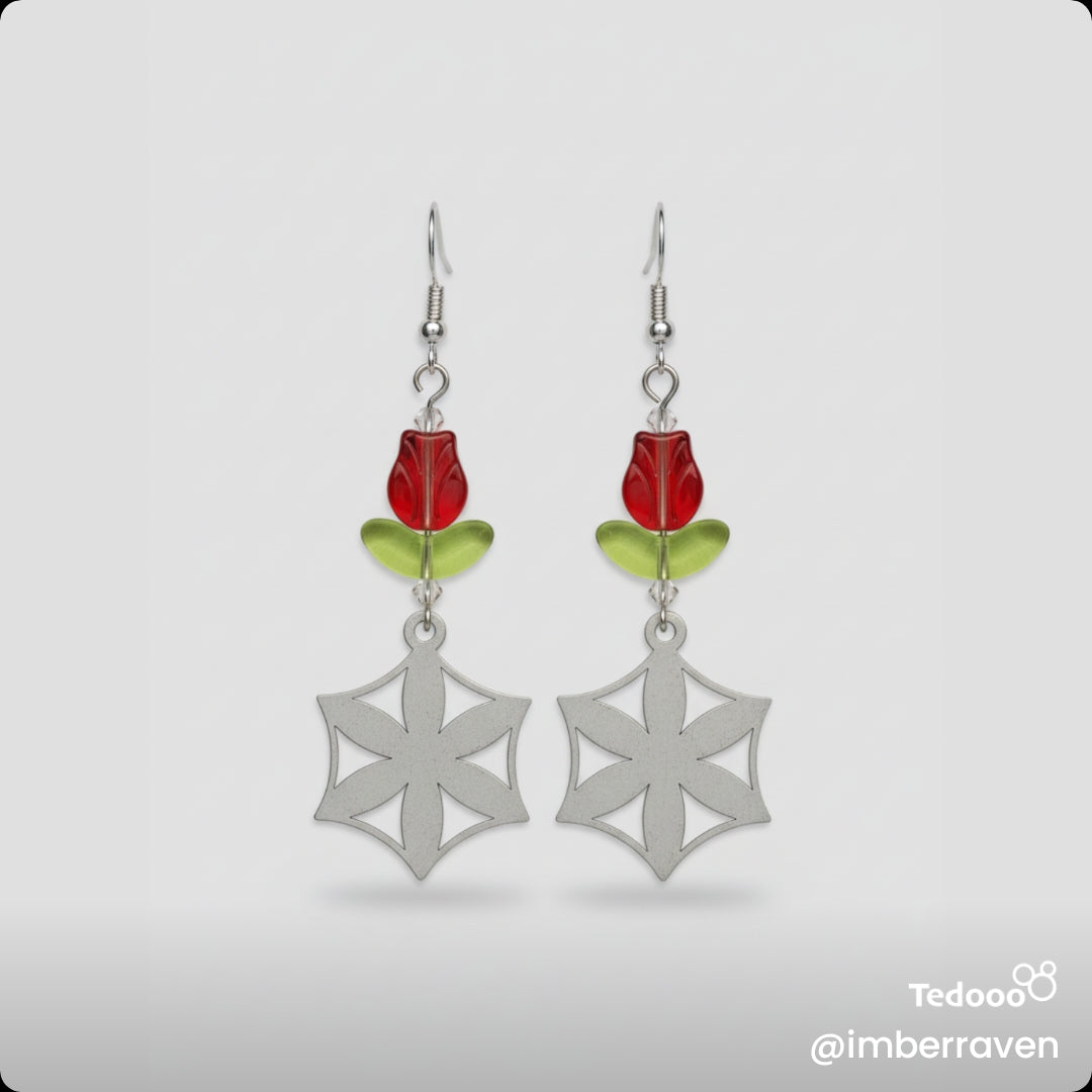 Aphrodite Tulip earrings