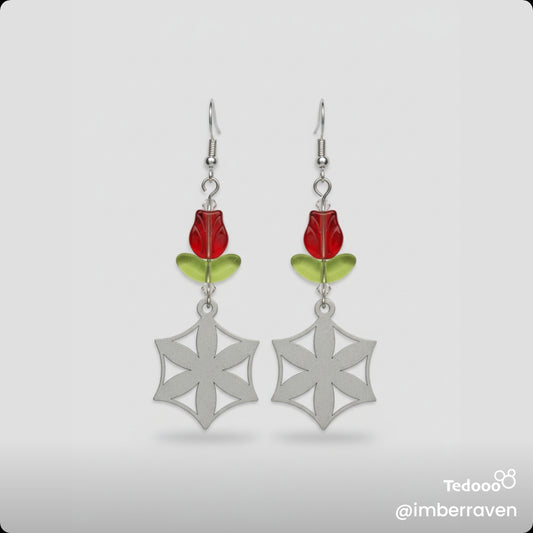 Aphrodite Tulip earrings