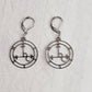 Lilith sigil earrings